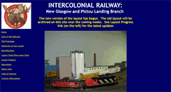 Desktop Screenshot of intercolonialrailway.com