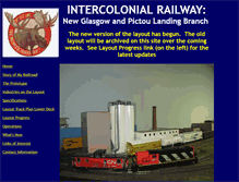 Tablet Screenshot of intercolonialrailway.com